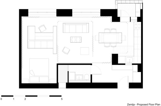 隔墙秒变灵活实用大空间K8凯发全屋用帘子做(图2)